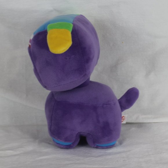 Ty Beanie Boos Widget the Lego Purple Dog Legoland Exclusive 2019 9" Tall - Picture 8 of 10